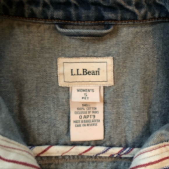 LL Bean Jean Jacket - Picture 2 of 3